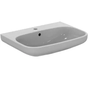 Ideal Standard Waschtisch i.life A 1 Hahnloch mit Überlauf 650x480x150mm Weiß