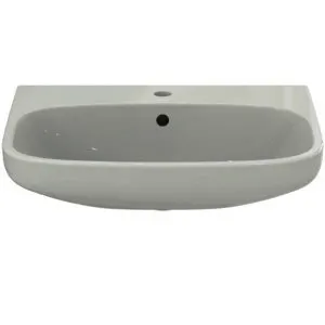 Ideal Standard Waschtisch i.life A 1 Hahnloch mit Überlauf 600x480x150mm Weiß – Bild 4