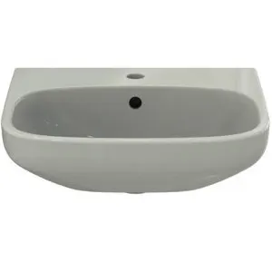 Ideal Standard Waschtisch i.life A 1 Hahnloch mit Überlauf 500x440x150mm Weiß