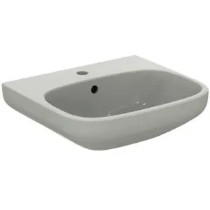 Ideal Standard Waschtisch i.life A 1 Hahnloch mit Überlauf 500x440x150mm Weiß – Bild 2