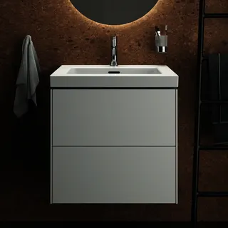 Ideal Standard MWT-Unterschrank Conca 2 Auszüge 600x505x555mm Weiß – Bild 3