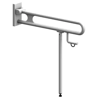 Normbau Nylon Care Stützklappgriff 4500950 Weiß