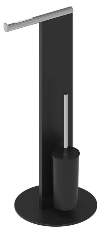 Keuco WC-Standmodell Univ.Art. 049863, schwarz/verchromt