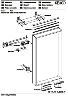 Keuco Lichtspiegel Plan 07897, silber-gebeizt-eloxiert, 460x850x105 mm – Bild 4