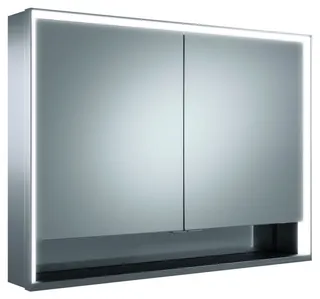 Keuco SPS R. Lumos 14308, mit Ablagef., Vorbau, silb-elox., 1050x735x165mm