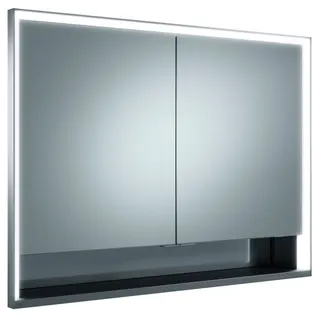 Keuco SPS R. Lumos 14318, mit Ablagef., Einbau, silb-elox., 1050x735x165mm
