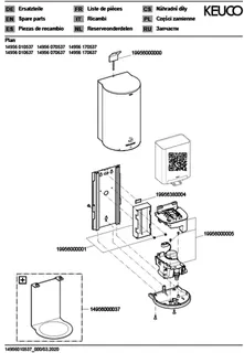 Keuco Desinfektionsmittelsp. Plan, 14956, Sensor, Batterie, Edelst.-fin./schwgr. – Bild 3