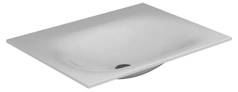 Keuco Varicor-Waschtisch Edition 11 31270, ohne Hahnlochbohrung, weiß, 1050 mm