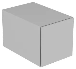 KE Sideboard Edition 11 31320, 1 Auszug, weiß/Glas weiß satiniert