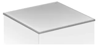 KE Abdeckplatte Edition 11 31320, Cristallinglas, 52x3x524mm, weiß