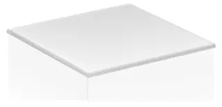 KE Abdeckplatte Edition 11 31320, Cristallinglas, 361x3x524mm, weiß