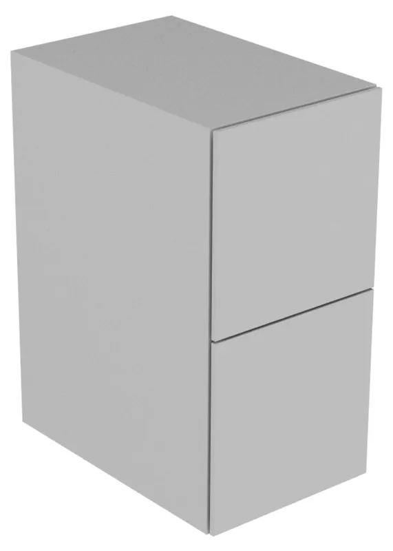 Keuco Sideboard Edition 11 31321, 2 Auszüge, weiß/Glas weiß