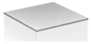 KE Abdeckplatte Edition 11 31322, Cristallinglas, 711x3x524mm, weiß