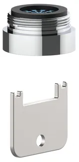 KE Strahlregler Ersatzt.ARM 50100 M 24x1 diebstahlsicher, verchr.