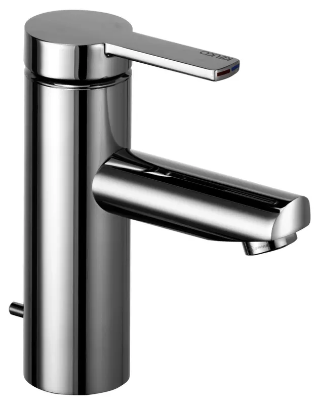 Keuco EHM-Waschtisch-Mischer Plan blue 53902, mit Ablaufgarnitur, Alu-finish