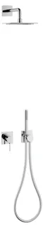 Keuco Brause-Set 4 IXMO Sets 59603, EHM, 2 Verbraucher, eckig, verchromt