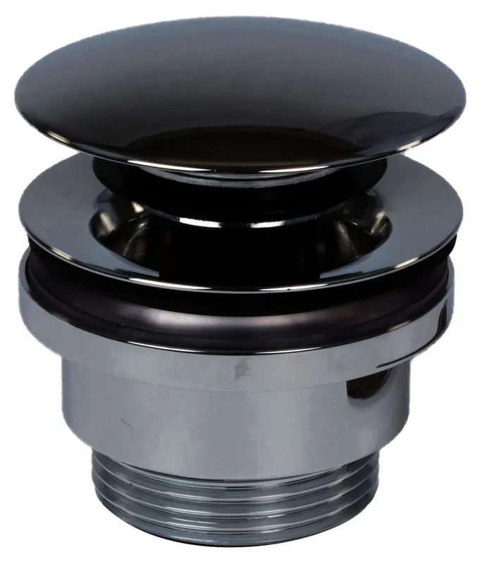 Keuco Ablaufgarnitur Armaturenzubehör 59902 Push-Open, Aluminium-finish