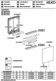 Keuco Royal Modular 2.0 SPS, bel. 80011, Einb,1Steckd,sb-elox,600x700x120mm – Bild 3