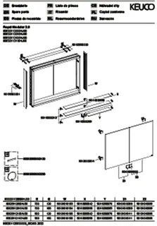 Keuco Royal Modular 2.0 SPS, unbel. 80020, Vorb,oSteckd,sb-elox,1200x700x120mm – Bild 3