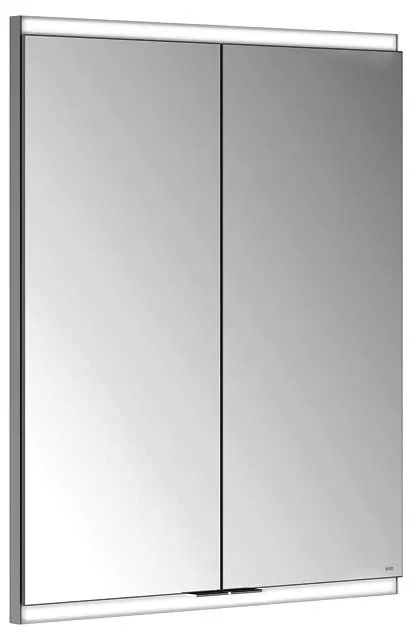 Keuco Royal Modular 2.0 SPS, bel. 80021, Einb,2Steckd,sb-elox,600x700x120mm