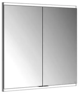 Keuco Royal Modular 2.0 SPS, bel. 80021, Einb,2Steckd,sb-elox,800x700x160mm