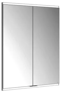 Keuco Royal Modular 2.0 SPS, bel. 80021, Einb,2Steckd,sb-elox,800x900x120mm