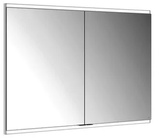 Keuco Royal Modular 2.0 SPS, bel. 80021, Einb,2Steckd,sb-elox,1100x700x160mm