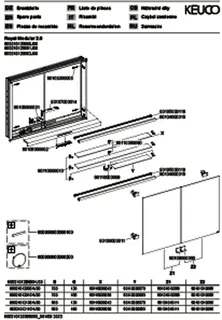 Keuco Royal Modular 2.0 SPS, bel. 80021, Einb,2Steckd,sb-elox,1200x700x120mm – Bild 3