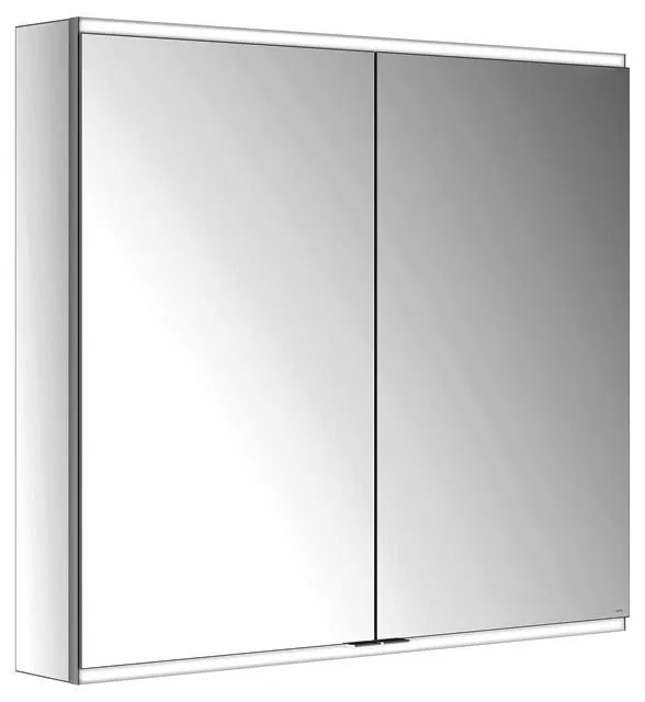 Keuco Royal Modular 2.0 SPS, bel. 80021, Vorb,1Steckd/USB,sb-elox,1050x900x160mm