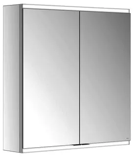 Keuco Royal Modular 2.0 SPS, bel. 80021, Vorb,2Steckd,sb-elox,700x700x160mm