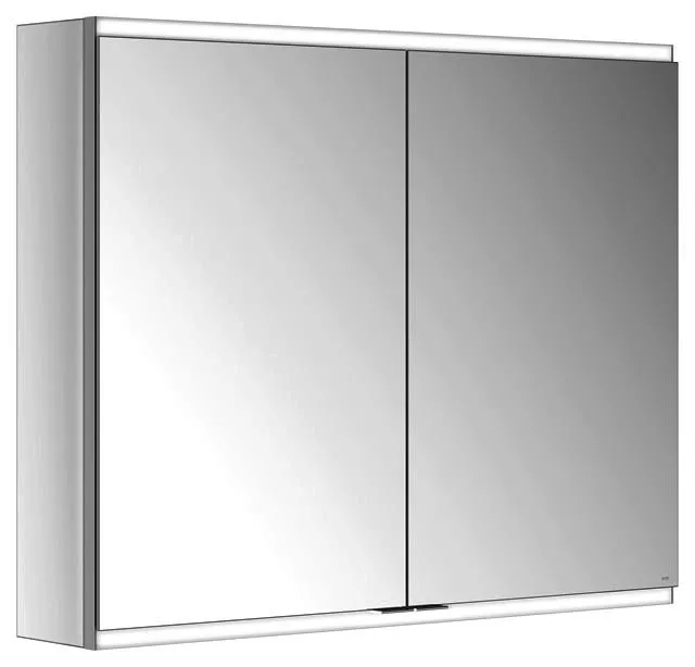 Keuco Royal Modular 2.0 SPS, bel. 80021, Vorb,1Steckd/USB,sb-elox,900x700x160mm