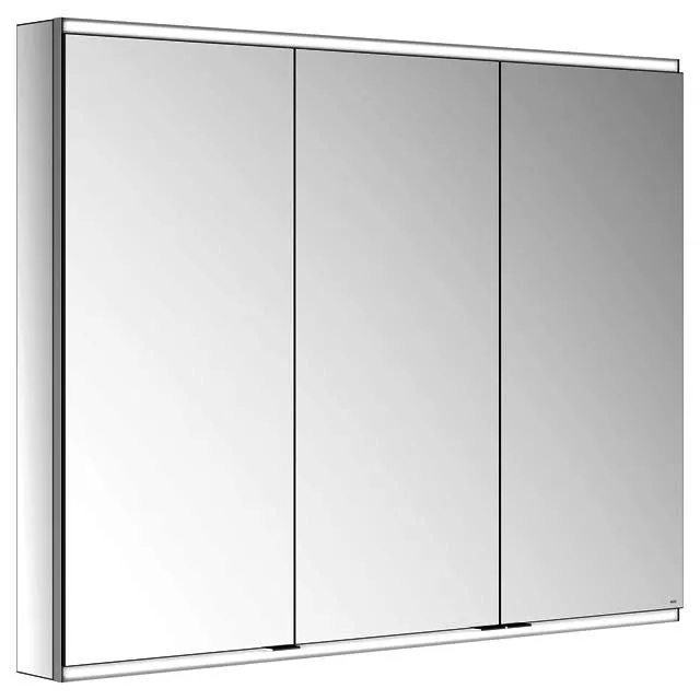 Keuco Royal Modular 2.0 SPS, bel. 80031, Vorb,2Steckd,sb-elox,1200x900x120mm