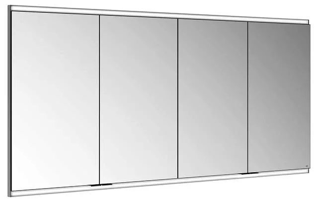 Keuco Royal Modular 2.0 SPS, bel. 80041, Einb,2Steckd/USB,sb-elox,1600x700x120mm