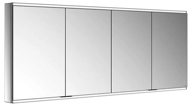 Keuco Royal Modular 2.0 SPS, bel. 80041, Vorb,oSteckd,sb-elox,1800x700x120mm
