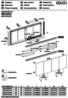 Keuco Royal Modular 2.0 SPS, DALI 80042, Vorb,oSteckd,sb-elox,1600x700x120mm – Bild 4