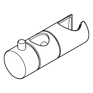 GROHE Gleitelement 12140 für RSH Duschsystem hard graphite gebürstet – Bild 3