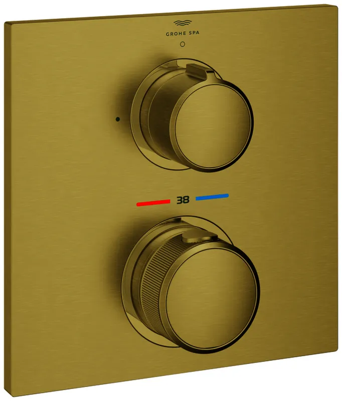 Thermostat Fertigmontageset 1 ASV more4YOU Style, cool sunrise gebürstet