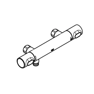 GROHE THM-Brausebatterie Grohtherm 500 34794 Wandmont. ohne S-Anschlüsse chrom – Bild 3