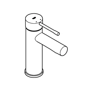 GROHE EH-Waschtischbatterie Essence 34813_1 S-Size glatter Körper chrom – Bild 3