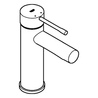 GROHE EH-Waschtischbatterie Essence 34813_1 S-Size glatter Körper chrom – Bild 4