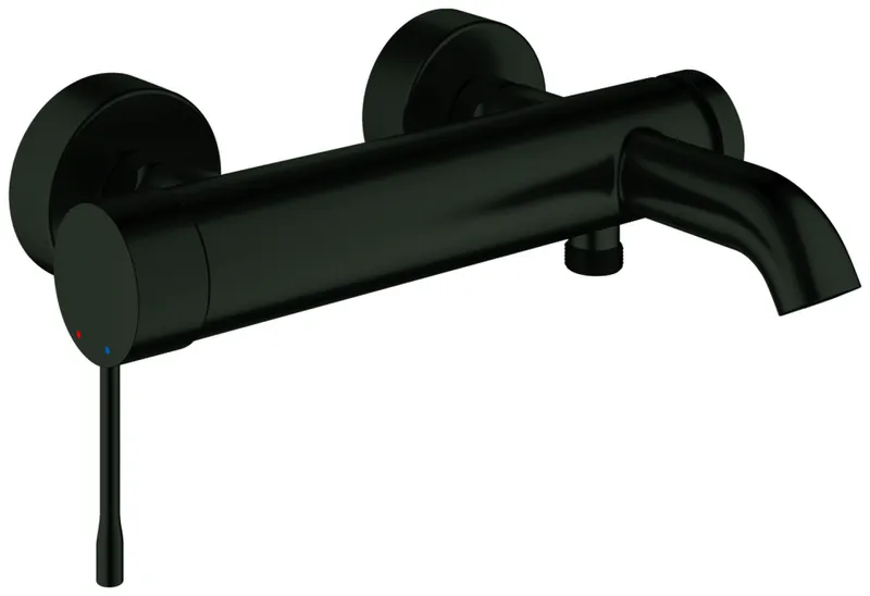 GROHE EH-Wannenbatterie Essence 25250_1 Wandmontage hard graphite gebürstet