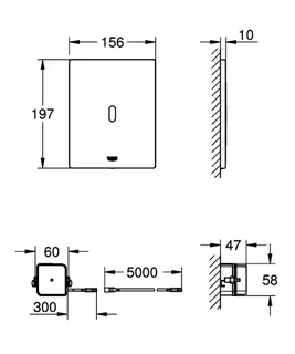 GROHE IR-WC-Elektronik Tectron Bau E 39881 mit Trafo alpinweiß – Bild 5