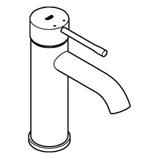 GROHE EH-Waschtisch-Batterie Essence 24172_1 S-Size glatter Körper hard graphite – Bild 4