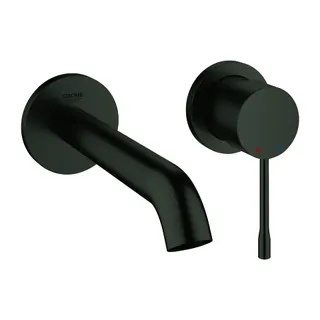 GROHE 2-L-Waschtisch-Wandbatt. Essence 29192_1 FMS Ausladung 183mm hard graphite geb. – Bild 2