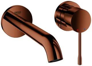 GROHE 2-Loch-Waschtisch-Wandbatterie Essence 29192_1 FMS Ausladung 183mm warm sunset – Bild 2