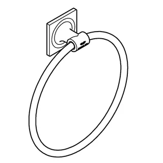 GROHE Handtuchring Allure 40339_1 warm sunset gebürstet – Bild 3