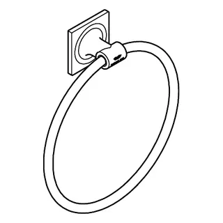 GROHE Handtuchring Allure 40339_1 warm sunset gebürstet – Bild 4