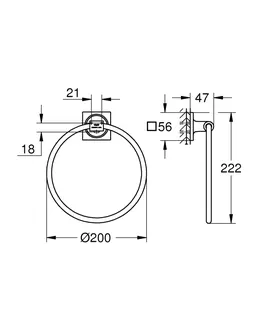 GROHE Handtuchring Allure 40339_1 warm sunset gebürstet – Bild 5
