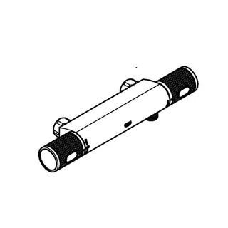GROHE THM-Brausebatterie Grohtherm 1000 Performance 34828 ohne Anschlüsse chrom – Bild 3