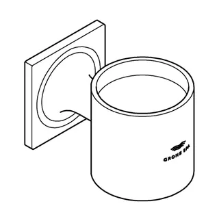 GROHE Halter Allure 40278_1 für Glas oder Seifenspender warm sunset gebürstet – Bild 3